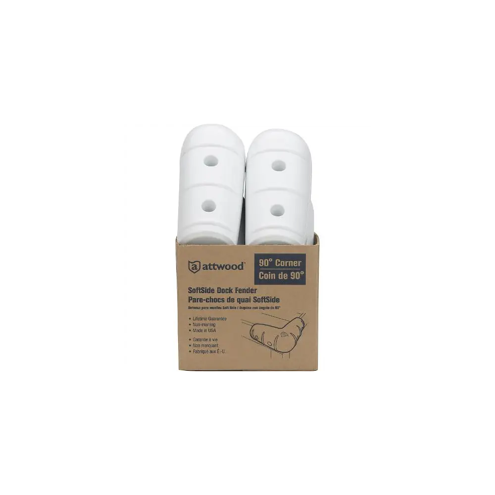 Boat Dock Edge - SoftSide - Corner Guard - White Polymeric - ATT93531-1 - view 3